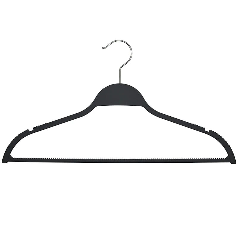 12-Piece Non-Slip Suit Hanger, Grey 4 12-Piece Non-Slip Suit Hanger, Grey - Image 2