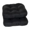 2-Pack Black Microsuede Chair Pads 2 2-Pack Black Microsuede Chair Pads -Chic Furniture Store 2 pack black microsuede chair pads