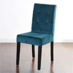 2-Pack Madden Teal Velvet Dining Chair 7 2-Pack Madden Teal Velvet Dining Chair -Chic Furniture Store 2 pack madden teal velvet dining chair 2