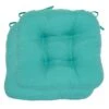 2-Pack Turquoise Microsuede Chair Pads -Chic Furniture Store 2 pack turquoise microsuede chair pads
