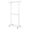 2-Rod Extendable Garment Rack -Chic Furniture Store 2 rod extendable garment rack