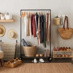 2-Tier Natural Wooden Shoe Rack -Chic Furniture Store 2 tier natural wooden shoe rack 2