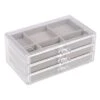 3-Tier Acrylic Drawer Jewelry Organizer -Chic Furniture Store 3 tier acrylic drawer jewelry organizer