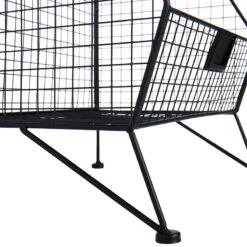 3-Tier Black Metal Mesh Shelf 9 3-Tier Black Metal Mesh Shelf -Chic Furniture Store 3 tier black metal mesh shelf 3