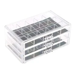 3-Tier Lined Drawer Jewelry Organizer