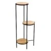 31.7in 3 Tier Wood Metal Stand 1 31.7in 3 Tier Wood Metal Stand -Chic Furniture Store 31.7in 3 tier wood metal stand