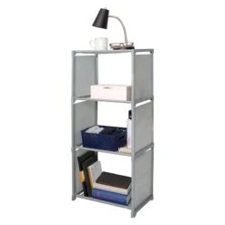 4-Tier Shelves, Grey