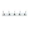 5-Hook White Triple Wall Hanger -Chic Furniture Store 5 hook white triple wall hanger