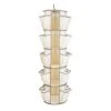 5-Tier Carousel Organizer, Brown -Chic Furniture Store 5 tier carousel organizer brown