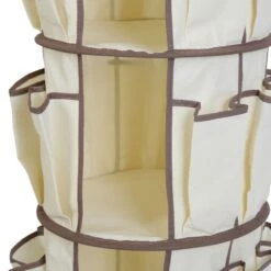 5-Tier Carousel Organizer, Brown -Chic Furniture Store 5 tier carousel organizer brown 2