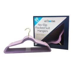 50-Pack Suit Hangers, Lavender 10 50-Pack Suit Hangers, Lavender -Chic Furniture Store 50 pack suit hangers lavender 3