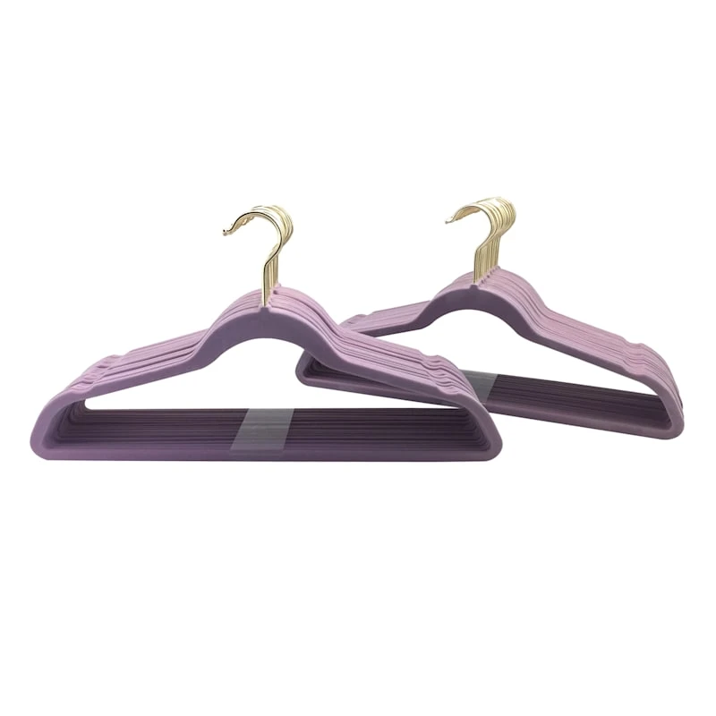 50-Pack Suit Hangers, Lavender 3 50-Pack Suit Hangers, Lavender