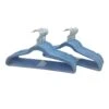 50-Pack Velvet Suit Hangers, Allure Blue -Chic Furniture Store 50 pack velvet suit hangers allure blue