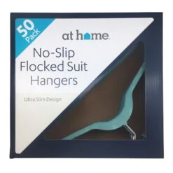 50-Pack Velvet Suit Hangers, Aquifer Blue -Chic Furniture Store 50 pack velvet suit hangers aquifer blue 6