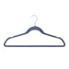 50-Pack Velvet Suit Hangers, Dark Blue -Chic Furniture Store 50 pack velvet suit hangers dark blue