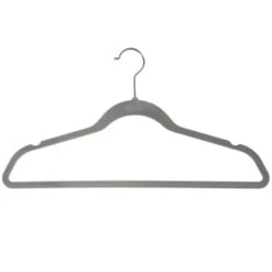 50-Pack Velvet Suit Hangers, Grey 7 50-Pack Velvet Suit Hangers, Grey -Chic Furniture Store 50 pack velvet suit hangers grey 2