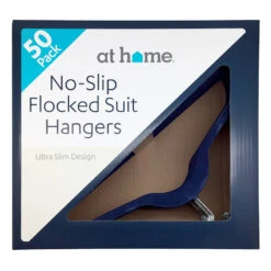 50-Pack Velvet Suit Hangers, Navy Blue -Chic Furniture Store 50 pack velvet suit hangers navy blue 7