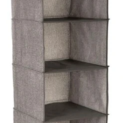 6-Shelf Hanging Organizer, Brown -Chic Furniture Store 6 shelf hanging organizer brown 2