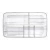 8-Section Clear Storage Bin 2 8-Section Clear Storage Bin -Chic Furniture Store 8 section clear storage bin