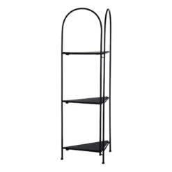 Chic Furniture Store -Chic Furniture Store alice folding corner shelf black 1