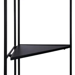 Alice Folding Corner Shelf, Black -Chic Furniture Store alice folding corner shelf black 3