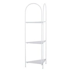 Chic Furniture Store -Chic Furniture Store alice folding corner shelf white 1