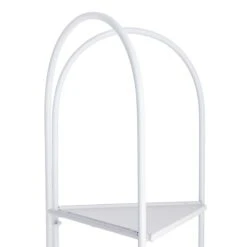 Alice Folding Corner Shelf, White -Chic Furniture Store alice folding corner shelf white 4