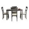 Anderson 5-Piece Dining Set, Grey