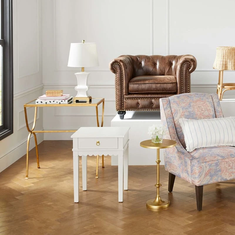 Astoria Accent Table, Gold 4 Astoria Accent Table, Gold - Image 2