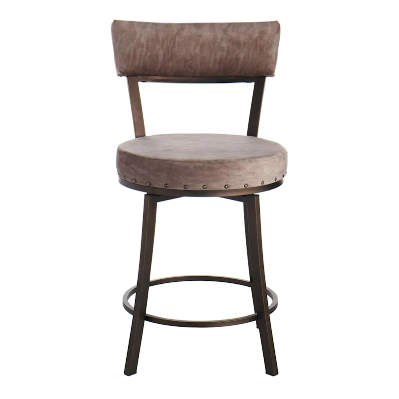 Austin Swivel Counter Stool, 24" 4 Austin Swivel Counter Stool, 24" - Image 2