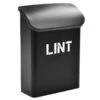 Black & White Metal Rectangle Lint Box 1 Black & White Metal Rectangle Lint Box -Chic Furniture Store black white metal rectangle lint box