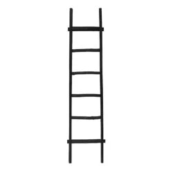 Chic Furniture Store 28 Blanket Ladder, Black