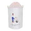 Bonjour Round Canvas Fabric Laundry Hamper 2 Bonjour Round Canvas Fabric Laundry Hamper -Chic Furniture Store bonjour round canvas fabric laundry hamper