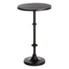 Calvin Black Metal Accent Table, 22" 2 Calvin Black Metal Accent Table, 22" -Chic Furniture Store calvin black metal accent table 22