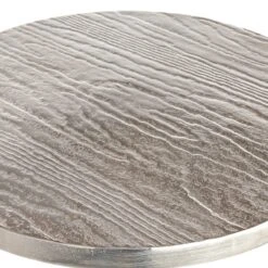 Calvin Silver Metal Accent Table, 22" -Chic Furniture Store calvin silver metal accent table 22 2