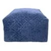 Colebrook Pouf Estate, Blue 2 Colebrook Pouf Estate, Blue -Chic Furniture Store colebrook pouf estate blue