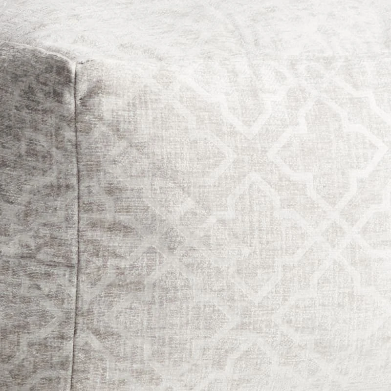 Colebrook Quiet Pouf, Grey 4 Colebrook Quiet Pouf, Grey - Image 2