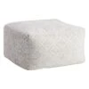 Colebrook Quiet Pouf, Grey -Chic Furniture Store colebrook quiet pouf grey