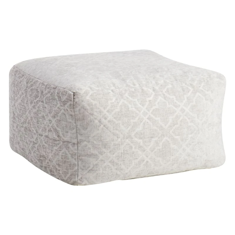 Colebrook Quiet Pouf, Grey 3 Colebrook Quiet Pouf, Grey