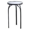 Colton Mirrored-Top Accent Table, Black -Chic Furniture Store colton mirrored top accent table black
