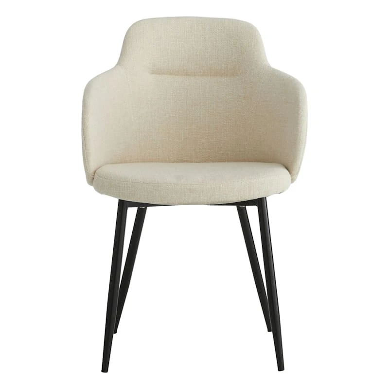 Crosby St Bryce Dining Chair, Cream 4 Crosby St Bryce Dining Chair, Cream - Image 2