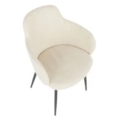 Crosby St Bryce Dining Chair, Cream 13 Crosby St Bryce Dining Chair, Cream -Chic Furniture Store crosby st bryce dining chair cream 5