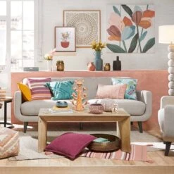 Crosby St Hadley Tufted Back Sofa, Taupe -Chic Furniture Store crosby st hadley tufted back sofa taupe 6