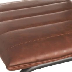 Crosby St Luka Faux Leather Counter Stool, Light Brown -Chic Furniture Store crosby st luka faux leather counter stool light brown 4