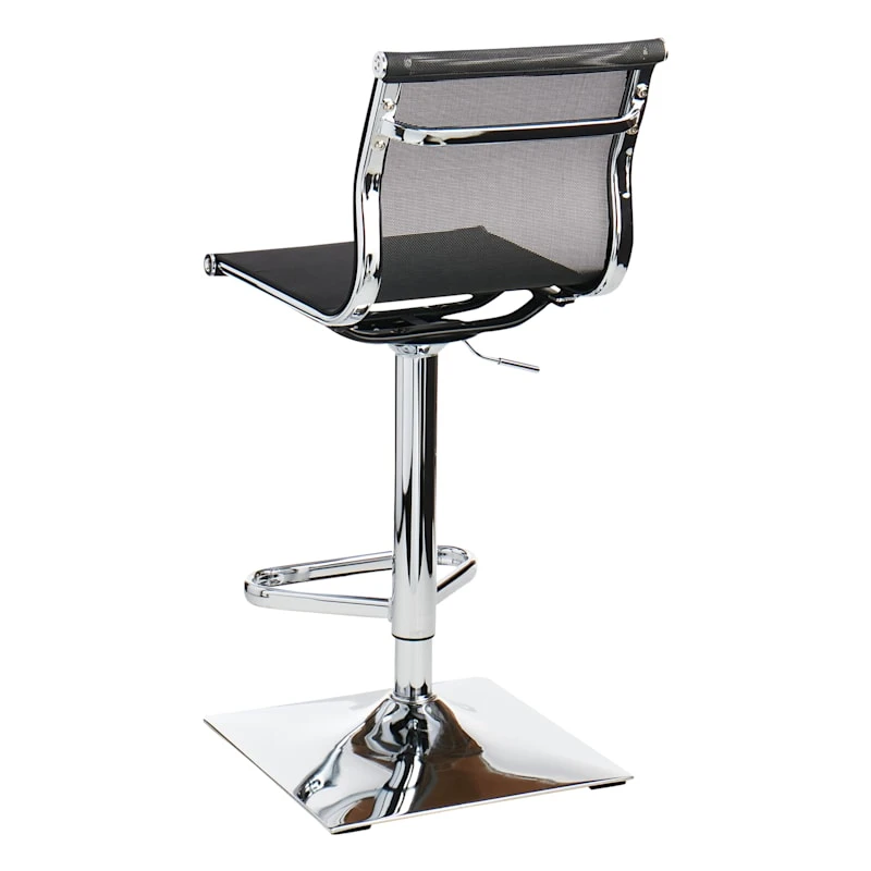 Crosby St Micah Adjustable Barstool, Black 4 Crosby St Micah Adjustable Barstool, Black - Image 2