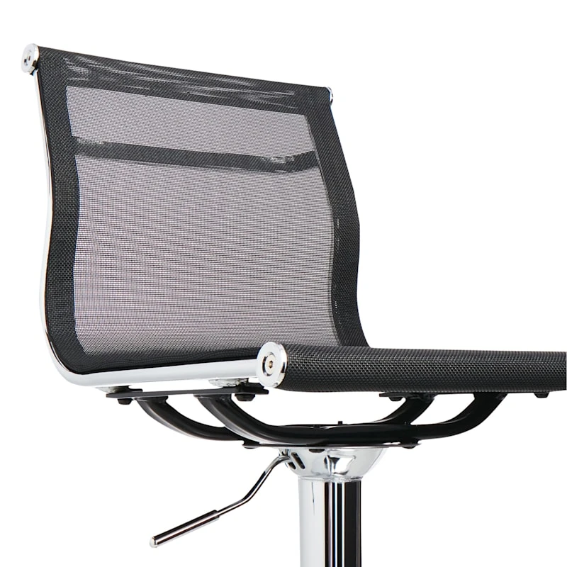 Crosby St Micah Adjustable Barstool, Black 7 Crosby St Micah Adjustable Barstool, Black - Image 5