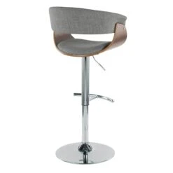 Crosby St Modern Vintage Barstool, Grey -Chic Furniture Store crosby st modern vintage barstool grey 3
