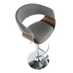 Crosby St Modern Vintage Barstool, Grey -Chic Furniture Store crosby st modern vintage barstool grey 5