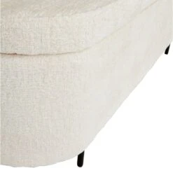 Crosby St Roxie Storage Bench, White -Chic Furniture Store crosby st roxie storage bench white 3