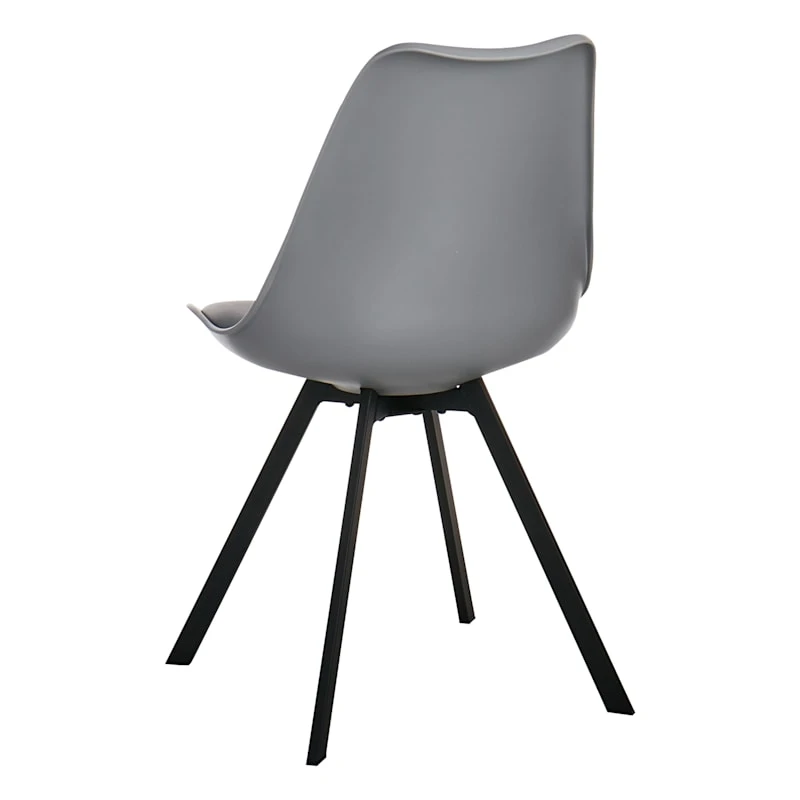 Crosby St Sally Dining Chair, Grey 4 Crosby St Sally Dining Chair, Grey - Image 2
